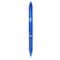 Pilot Frixion Clicker Rollerball Pen Blue and Black 0.7mm 6 PCS