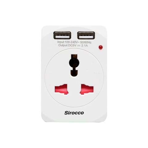 Sirocco Adaptor 3250W &amp; 2 USB