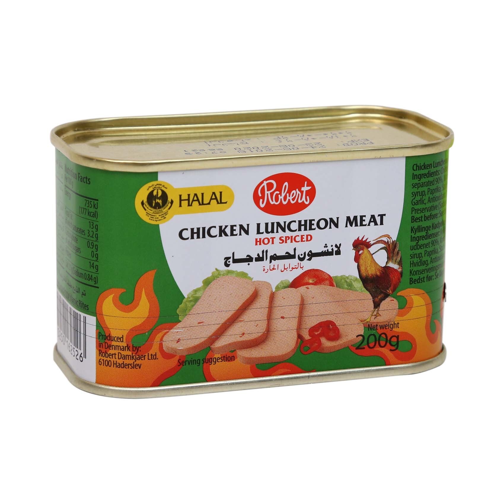 Buy Robert Chicken Luncheon Meat Hot Spiced 200g