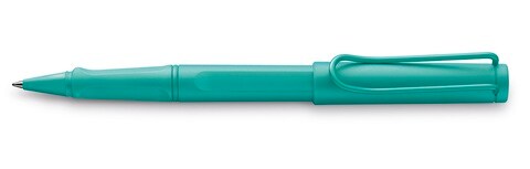 LAMY Safari Roller Ball Pen Aquamarine, Medium Black Refill M63