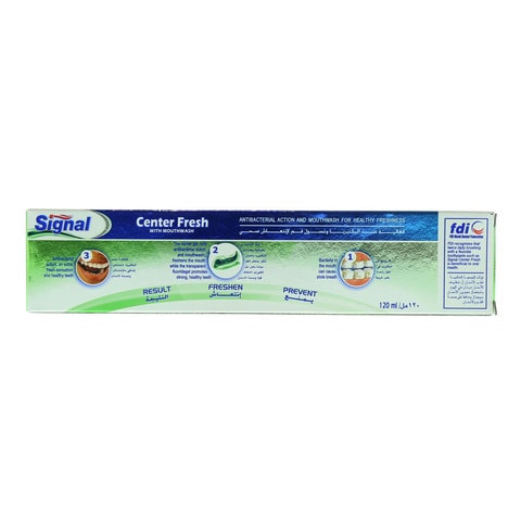Signal Center Fresh Toothpaste Green 120ml