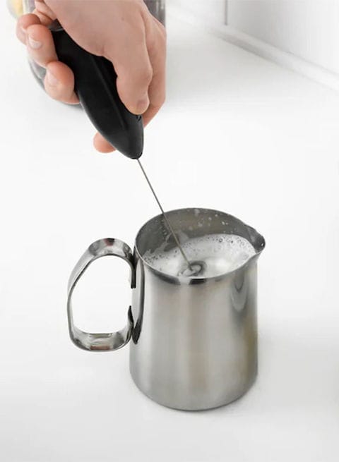 Generic Electric Mini Stirrer Milk Frother Coffee Shake Mixer Black 2.5 x 3.6 x 20.7 centimeter