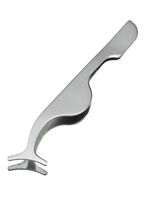 Buy Generic Eyelashes Curler Tweezers Clip Silver in Saudi Arabia