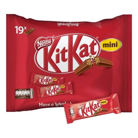 Nestle Kitkat  2 Finger Mini Milk Chocolate Wafers Bag 250g