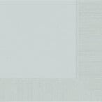 Buy Silver 3-Ply Luncheon Napkins | Pack of 20 | Party Supply in UAE