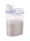 Generic -Rice And Cereal Storage Container With Measuring Cup And Pour Spout Transparent 1500ml