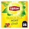 Lipton Flavoured Black Tea Mint 25 Teabags