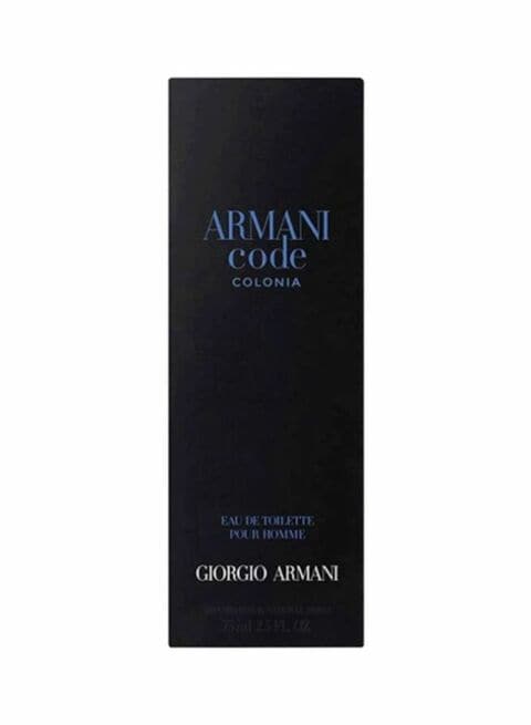 Buy Armani Code Colonia Giorgio Armani EDT Spray 2.5 Oz 75 ml