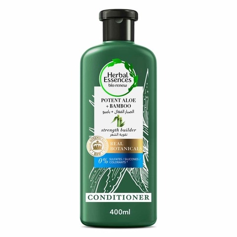 Buy Herbal Essences Conditioner with Potent Aloe and Bamboo, 400 ml in Saudi Arabia