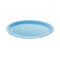 إم ديزاين لايف ستايل طبق عشاء بلاستيك دائري مسطح - 26 سم - أزرق