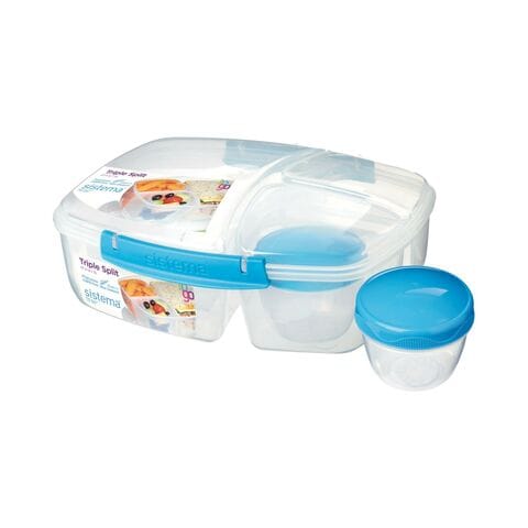 Sistema Small Split To Go Divided Snack Container - 2 Section 