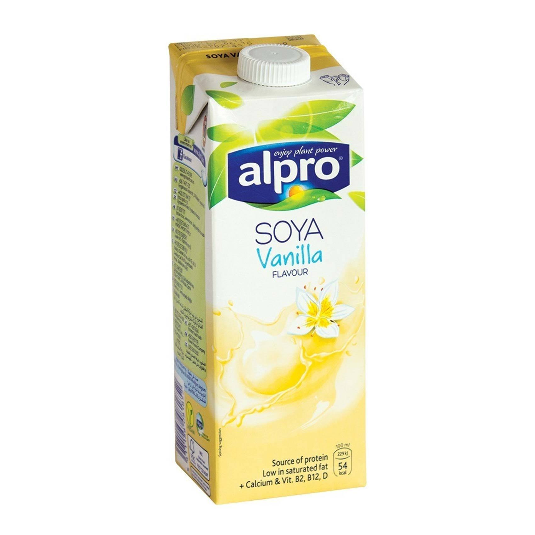 Buy Alpro Vanilla Flavour Soya Milk 1 L Online Shop Bio Organic Food On Carrefour Saudi Arabia