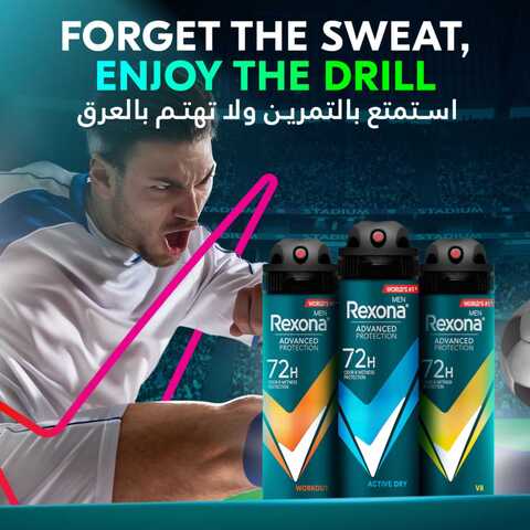 Rexona Men  Antiperspirant Deodorant Spray HI-Impact Workout 150ml