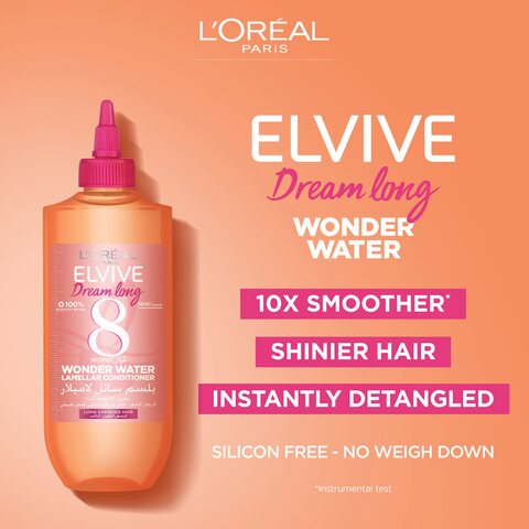 Buy L'Oreal Paris Elvive Dream Long Wonder Water Lamellar Conditioner Pink  200ml Online - Shop Beauty & Personal Care on Carrefour UAE