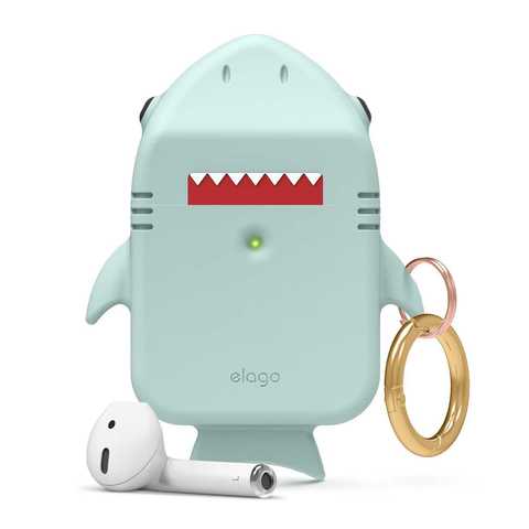 Elago - Shark Case for Apple Airpods - Baby Mint