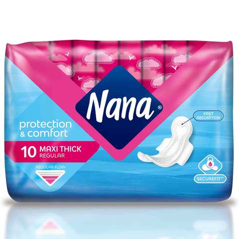 Nana Women Pads Maxi Thick Regular 10 Pads