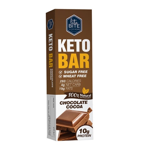 Lite Bite Keto Bar Chocolate Cocoa - 60 gram