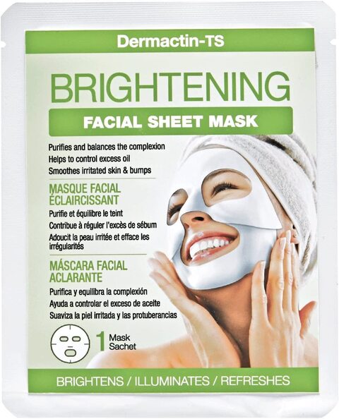 Buy Dermactin-TS Facial Brightening Sheet Mask Online - Shop on ...