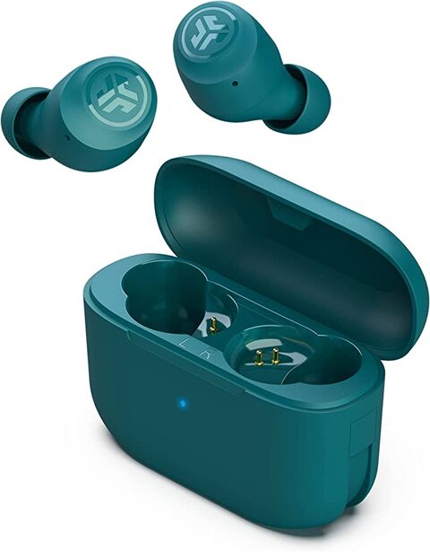Go Air Pop True Wireless Earbuds 32 Hrs Play Time Built-in USBA Charging Cable Teal