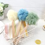 اشتري Lavish Long Handle Bath Brush Exfoliating Body Brush Shower Loofah Random Color 1 Unit Only في الامارات