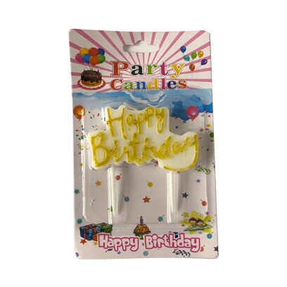 Party Candle Happy Birthday