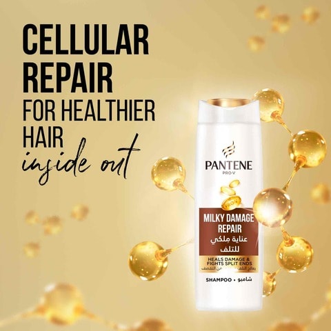 Pantene Pro-V Milky Damage Repair Shampoo Heals Damage and Fights Split Ends 200ml