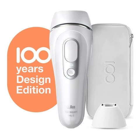 Buy Braun Silk-Expert Pro 5 Design Edition IPL Hair Removal System MBSEP5  White Online - Shop Beauty & Personal Care on Carrefour UAE