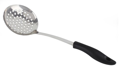 BERGER STAINLESS STEEL SKIMMER WITH BLACK HANDLE SA008