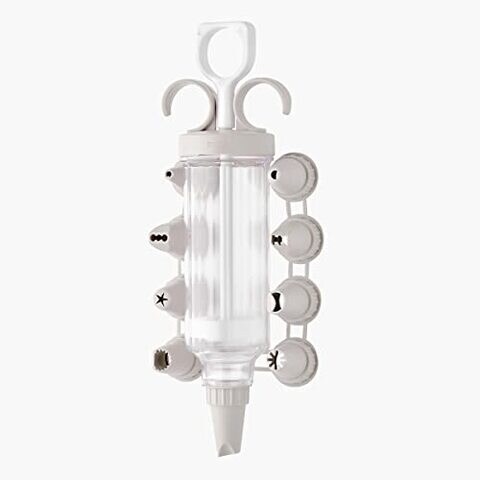 Generic Homebox Riva Cake/Pastry Cream Pump - Set Of 9 White