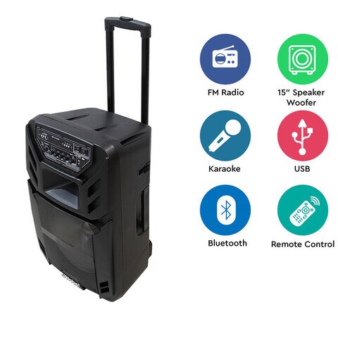 Nobel Trolly Speaker Black NSP111T