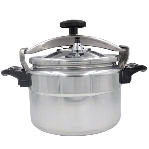 Aluminum pressure cooker 7 L - silver
