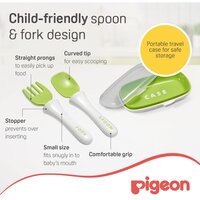 Pigeon Do It Myself Cutlery Set Stage 2 26404 Multicolour Pack of 5