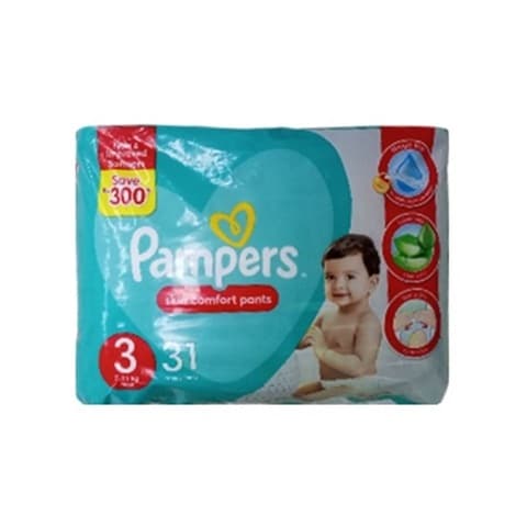 Pampers Diapers Pants Size 3 Mega Pack 7-11 kg 31 pcs