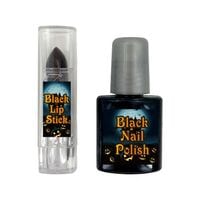 Halloween Nail Polish &amp; Lipstick Makeup Set