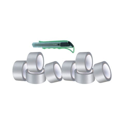 GTT Duct Tape With Cutter Silver 9
