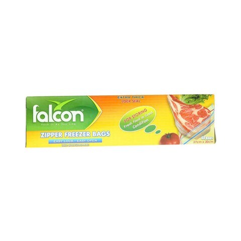 Falcon Zipper Freezer 40 Bags