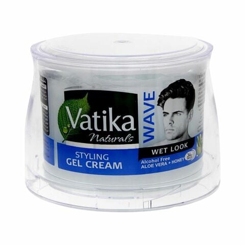 Buy Dabur Vatika Naturals Wet Look Wave Styling Gel Cream Clear 250g Online  - Shop Beauty & Personal Care on Carrefour UAE