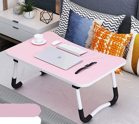 Foldable Laptop Table Pink