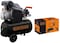 BLACK+DECKER Air Compressor With 24L Tank + 6 pcs Air Tools Kit - BD205/24 + KIT-6