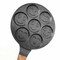 LIHAN  Pancake Mold Nonstick Pancake Emoji Smile Pan 10 Inch Grill Pan Mini Blini Pancakes with Non-slip Handle