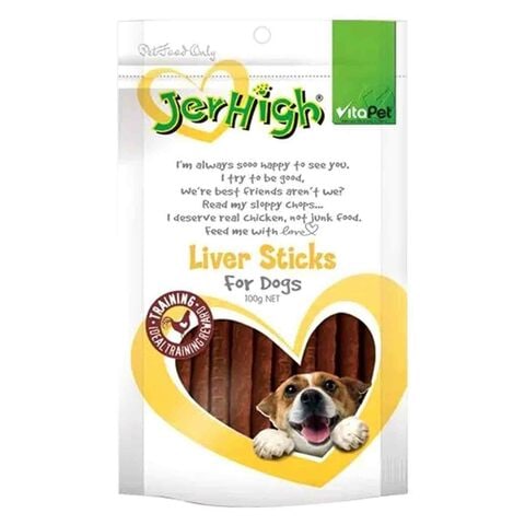 Jerhigh Liver Stix Dog Food 100g