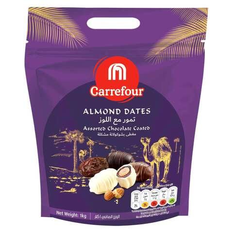 Carrefour Almond Dates With Chocolate Coated 1kg