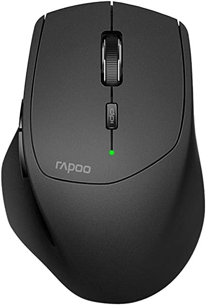 Rapoo Mt550 Multi-Mode Wireless 2.4G Bluetooth 3.0/4.0 Mouse 1600Dpi Smart Switch Between 4 Devices 17745