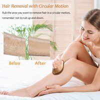 Mini Magic Hair Eraser Crystal Hair Eraser, Suitable for Men and Women Painless Exfoliating Crystal Hair Removal Tool