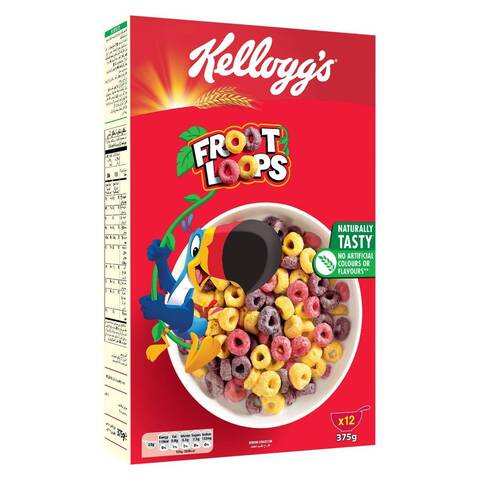 Kellogg&#39;s Froot Loops Cereal 375g
