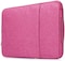 RDN - Waterproof Fabric Laptop Sleeve Pouch Case With Handle and Pocket For MacBook Retina 12 inch IPad HP Asus Acer Notebook Computer Bag (Pink)