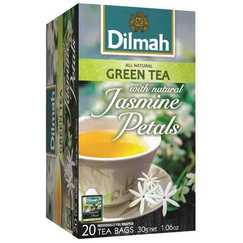 Dilmah Green Tea With Natural Jasmine 20 Bag