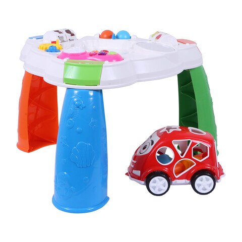 Ogi Mogi Toys Activity Game Table for Kids, Multi-Functional, Creative, Learning Activity Hands On Play Table for Toddlers, Baby Girls and Boys, 1-3