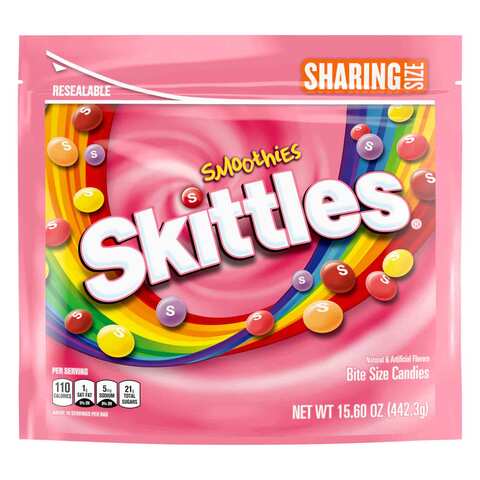 Skittles Candy Smoothies Bite Size 442.3g