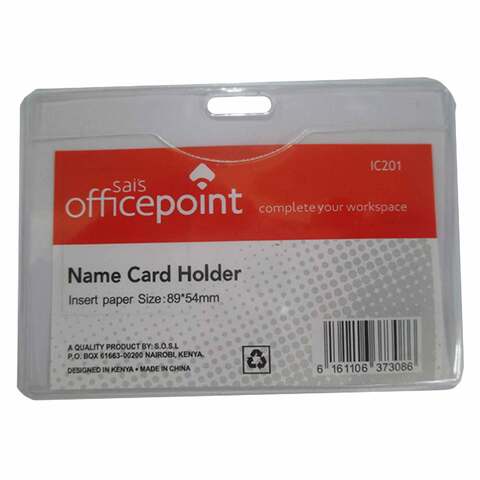 Office Point PVC IC201 Horizon Name Badge